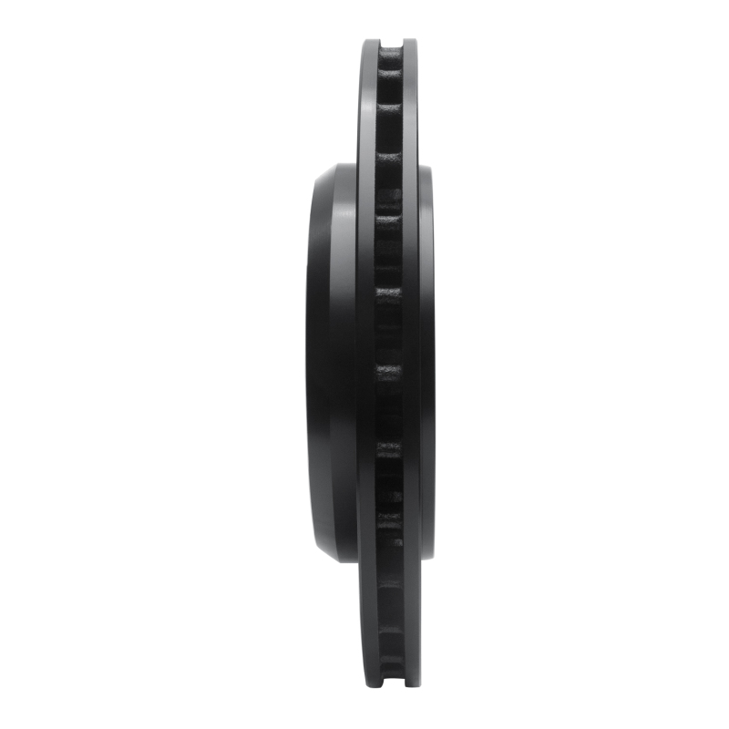 Dodge Durango Brake Rotor (1) - Rear Left - R1 Concepts - Drilled & Slotted - Black - `12-`25